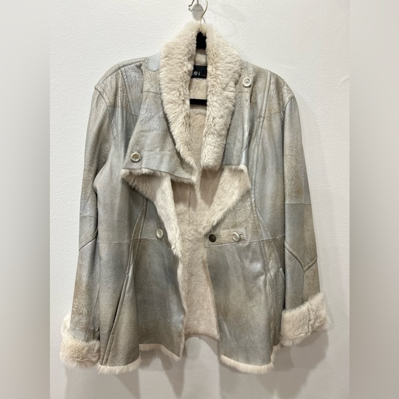 Fur and leather jacket Marc cain - Picture 5 of 13